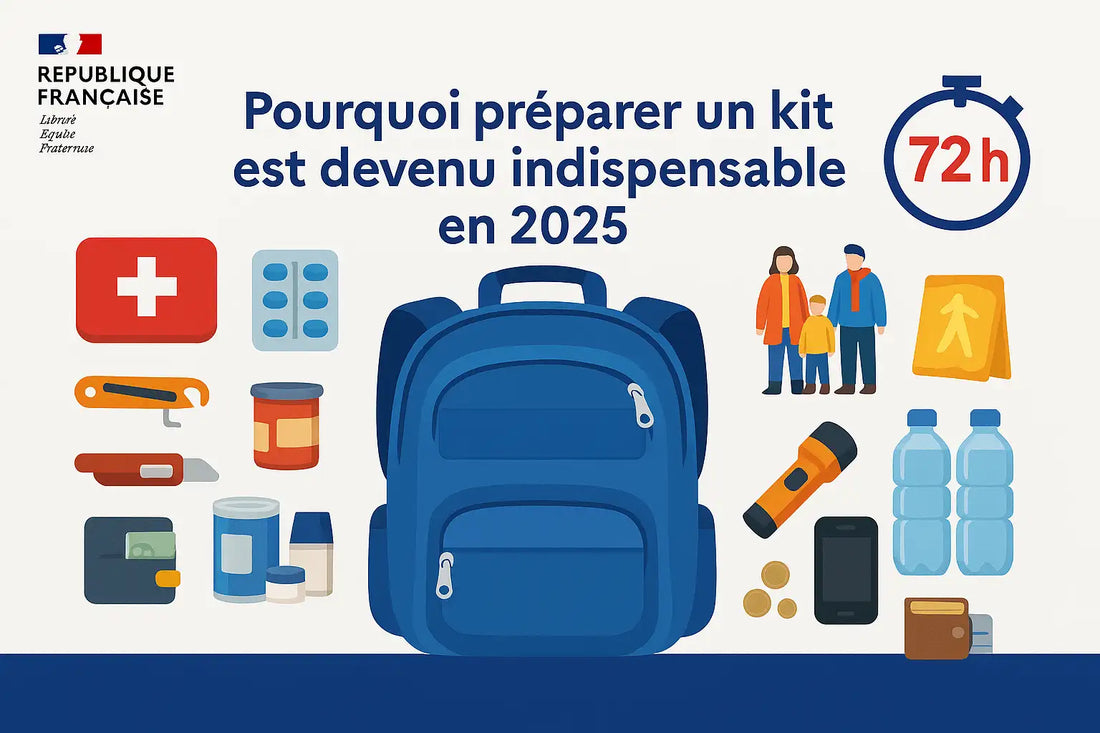 Pourquoi préparer un kit 72h est devenu indispensable en 2025