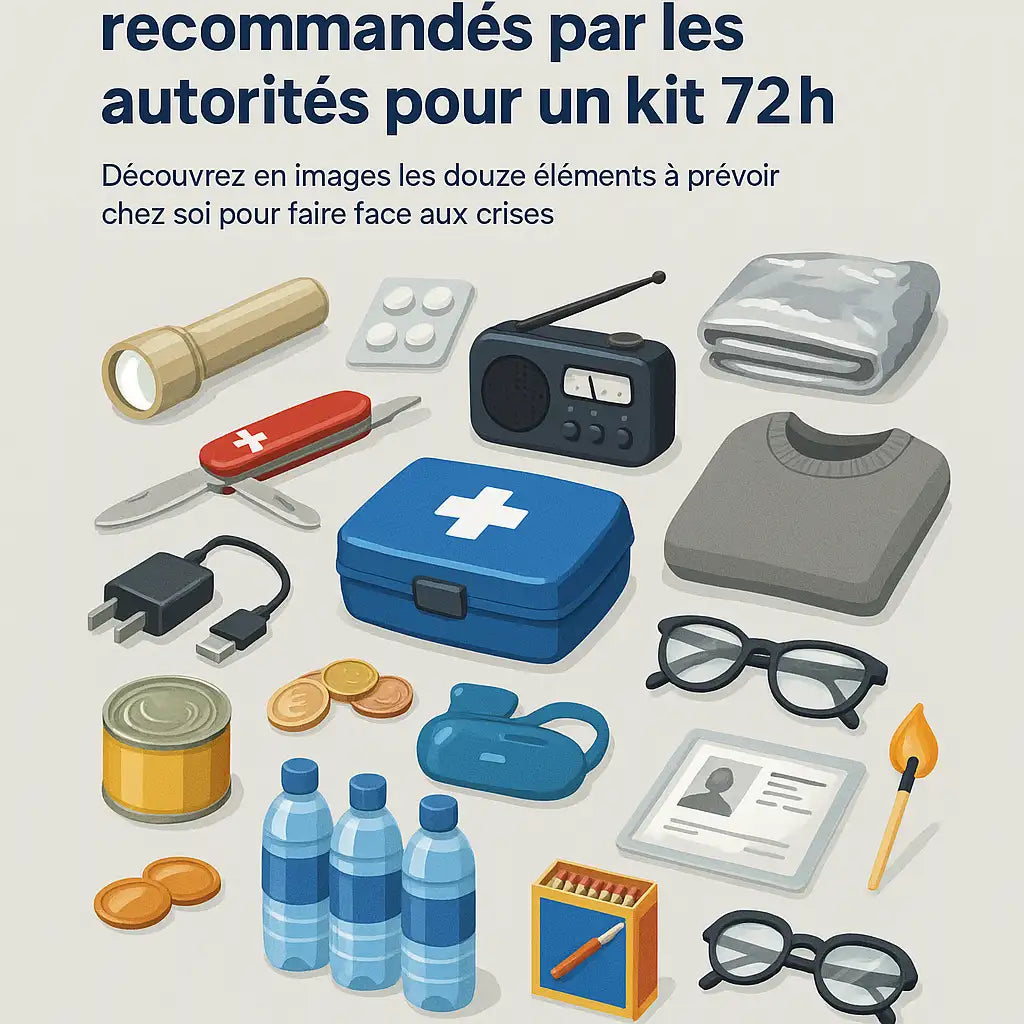 Les 12 objets indispensables recommandés par les autorités